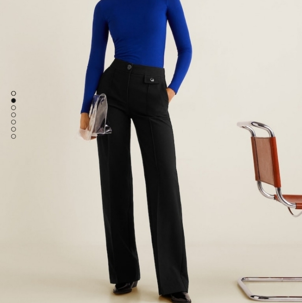 Mango Highwaist Pallazo Pants